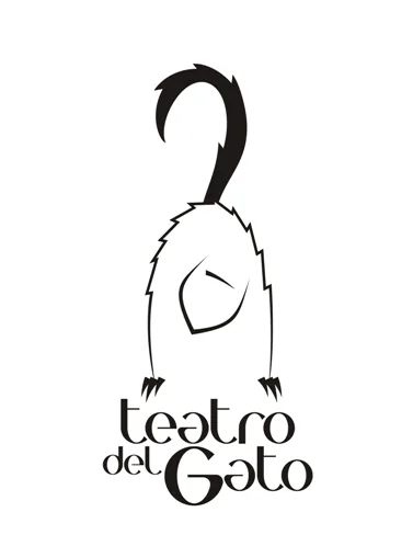 Logotipo completo de Teatro del Gato con el nombre de la compañía